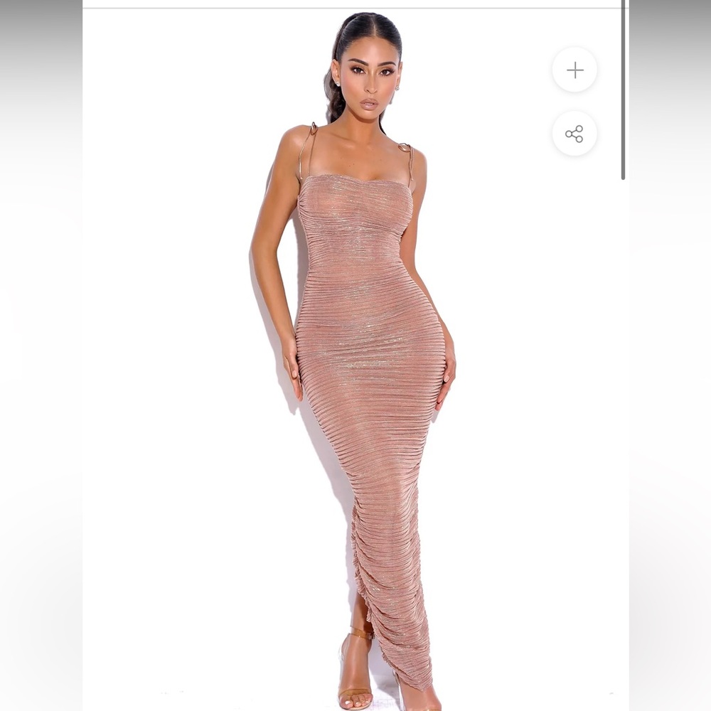 Rose gold dress